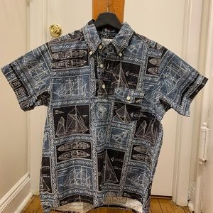 Engineered Garments Sailing print pop over